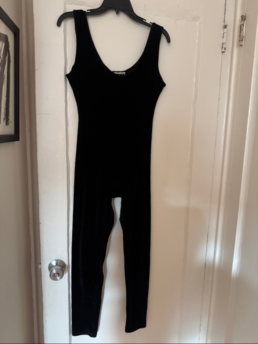 DKNY Black Sleeveless Skinny Jumpsuit